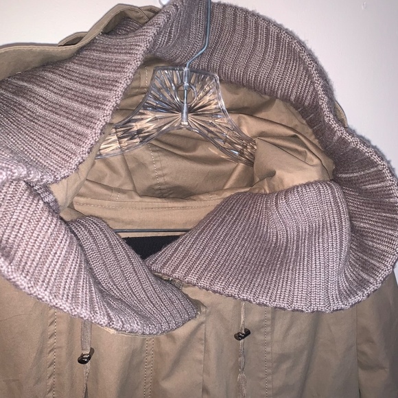 M.Tsubomi Japanese Streetwear Wool Blend Hooded Trench Coat 44 - Picture 13 of 15